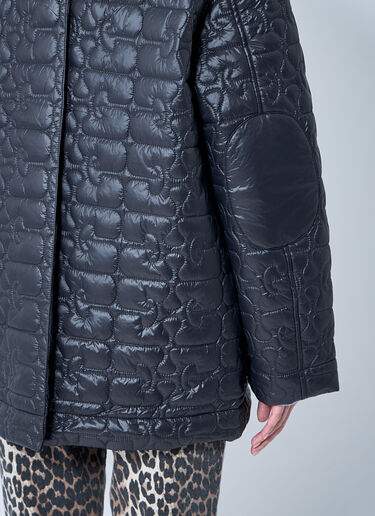 Shiny Quilted Jacket GANNI Shiny Quilted Jacket Black gan0260014