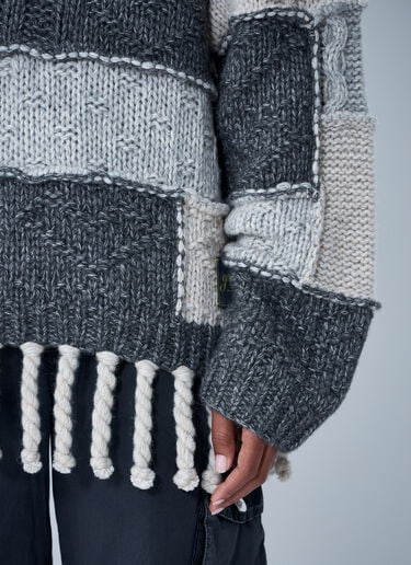 GANNI Wool-Blend Sweater Grey gan0261001
