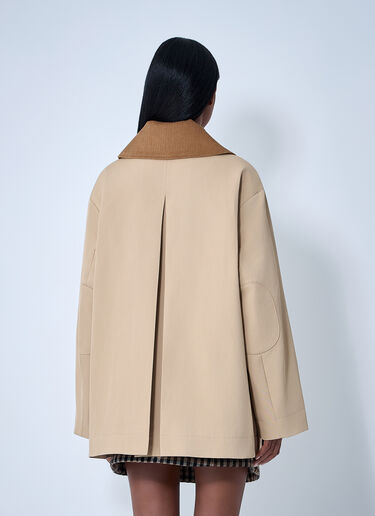 GANNI Twill Jacket Khaki gan0261006