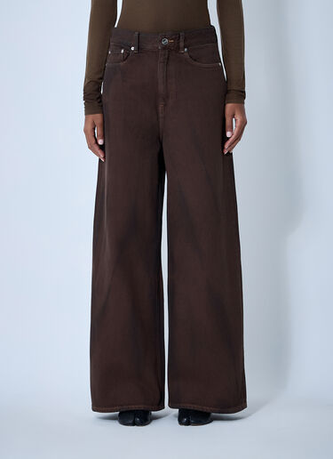 Five-Pocket Jeans GANNI Five-Pocket Jeans Brown gan0261007