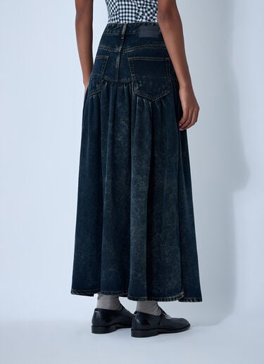 GANNI Denim Maxi Skirt Black gan0261009