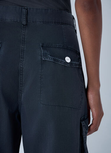 GANNI Cotton Cargo Pants Dark Grey gan0261011