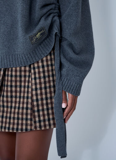 GANNI Wool-Blend Sweater Grey gan0261015