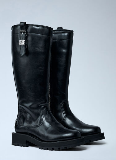 GANNI Studs High Boots Black gan0261021