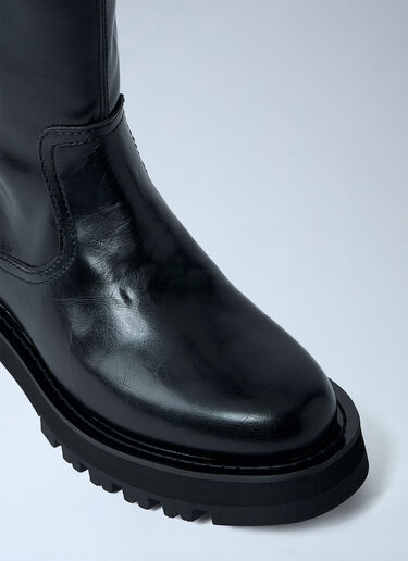 GANNI Studs High Boots Black gan0261021