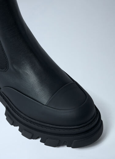 Cleated Mid Chelsea Boot GANNI Cleated Mid Chelsea Boot Black gan0261022