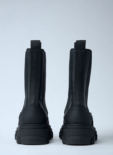 Cleated Mid Chelsea Boot GANNI Cleated Mid Chelsea Boot Black gan0261022