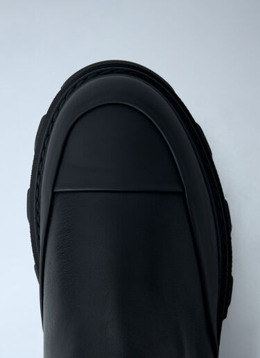 GANNI Cleated Mid Chelsea Boot Black gan0261022