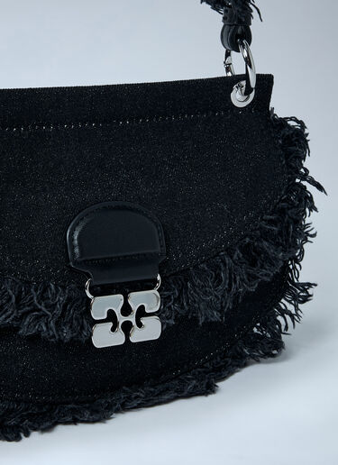 Mini Apo-G Denim Handbag GANNI Mini Apo-G Denim Handbag Black gan0261043