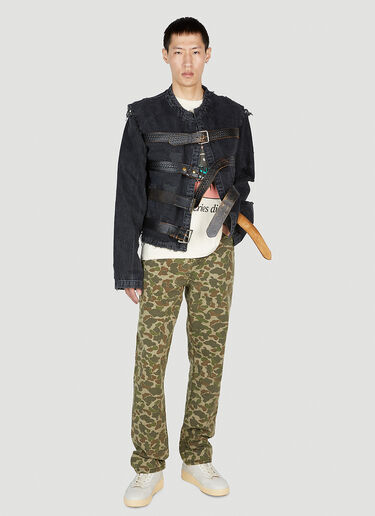 Rod Straight Denim Belt Jacket Gallery Dept. Rod Straight Denim Belt Jacket Black gdp0150036