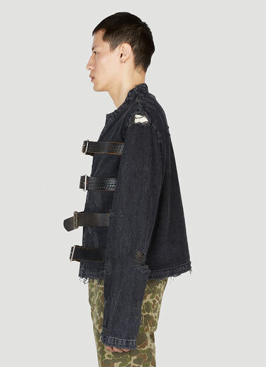 Rod Straight Denim Belt Jacket Gallery Dept. Rod Straight Denim Belt Jacket Black gdp0150036