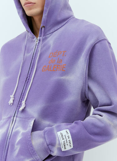 French Zip Hooded Sweatshit Gallery Dept. French Zip Hooded Sweatshit Purple gdp0152022