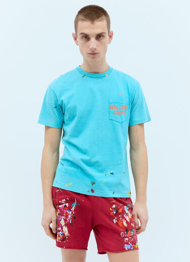 Vintage Logo Print T-Shirt Gallery Dept. Vintage Logo Print T-Shirt Blue gdp0153027