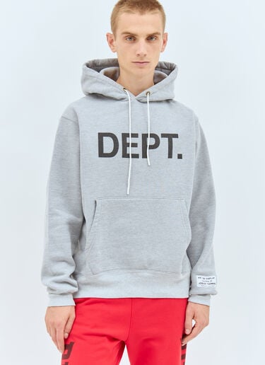 Gallery Dept. 로고 프린트 후드티셔츠 그레이 gdp0158011