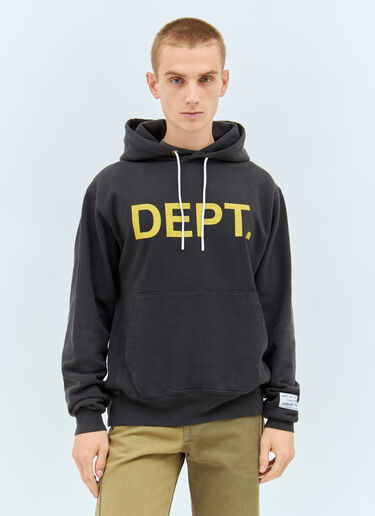 Logo Print Hooded Sweatshirt Gallery Dept. Logo Print Hooded Sweatshirt Black gdp0158013