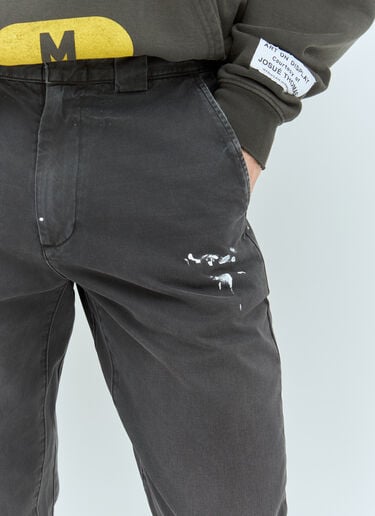 Flared Chino Pants Gallery Dept. Flared Chino Pants Black gdp0158042