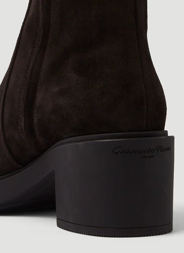 Gianvito Rossi 엑스턴 65 앵클 부츠 Brown gia0249005