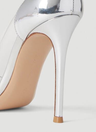 Gianvito Rossi 플렉시 105 힐 슈즈 실버 gia0252015
