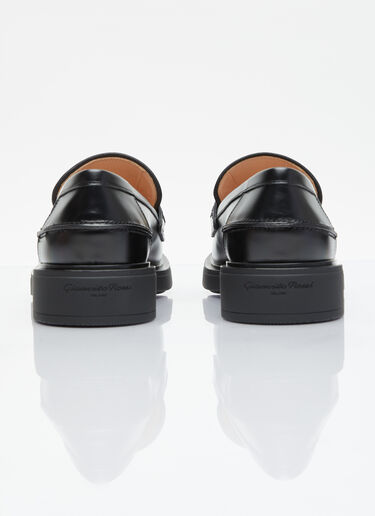 Gianvito Rossi 마틴 가죽 로퍼 블랙 gia0255012