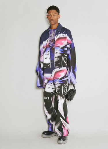 Printed Denim Jacket Gerrit Jacob Printed Denim Jacket Navy gjb0154001