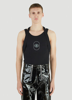 GmbH Arda Organic-Cotton Tank Top Black gmb0144008