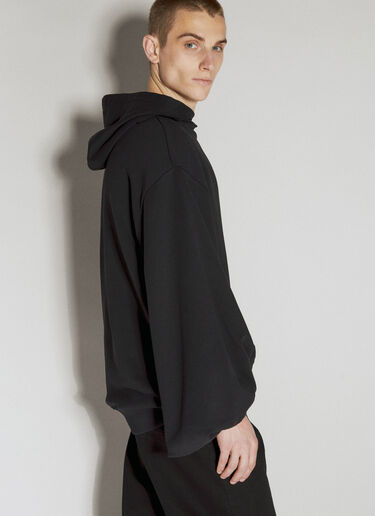 Exaggerated Sleeve Hooded Sweatshirt GmbH Exaggerated Sleeve Hooded Sweatshirt Black gmb0156009