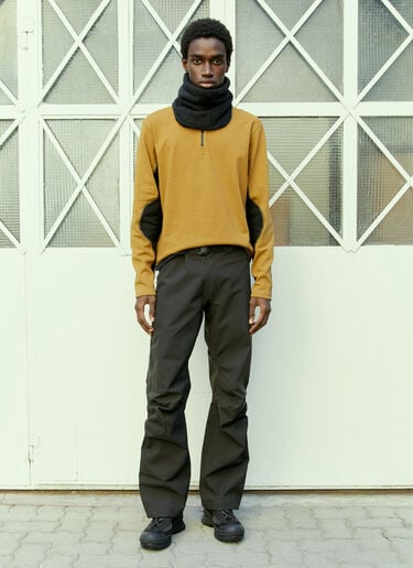Half-Zip Polo Shirt GR10K Half-Zip Polo Shirt Mustard grk0155005