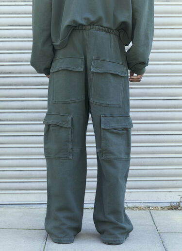 GREG ROSS Cargo Track Pants Green grr0157003