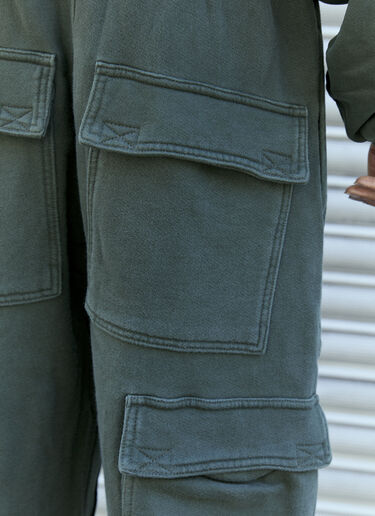 GREG ROSS Cargo Track Pants Green grr0157003