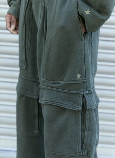 Cargo Track Pants GREG ROSS Cargo Track Pants Green grr0157003