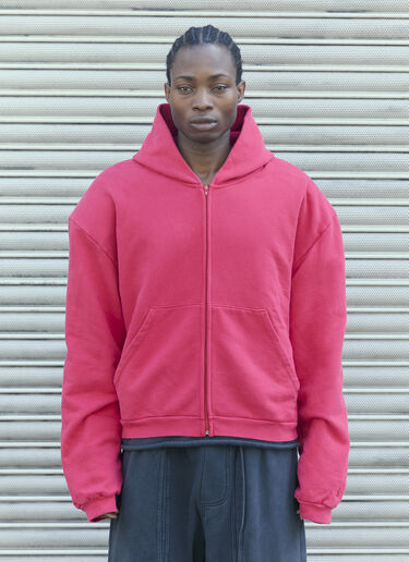 肩パッド付きフード付きスウェットシャツ GREG ROSS 肩パッド付きフード付きスウェットシャツ レッド grr0157010