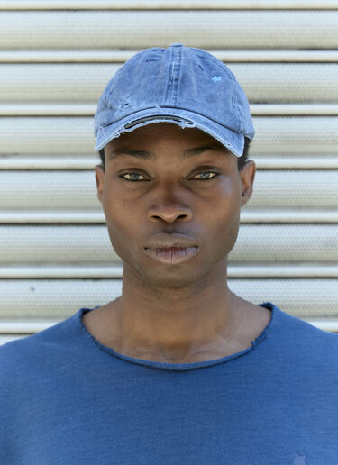ディストレス ベースボールキャップ GREG ROSS ディストレス ベースボールキャップ ネイビー grr0157014