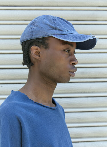 ディストレス ベースボールキャップ GREG ROSS ディストレス ベースボールキャップ ネイビー grr0157014