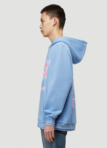 Dark Knight Hooded Sweatshirt Garbage TV Dark Knight Hooded Sweatshirt Blue gtv0140007