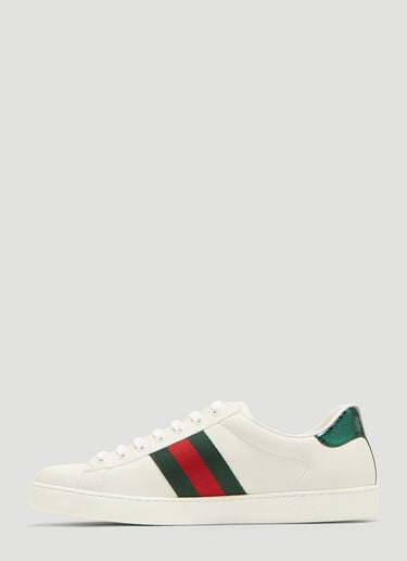 Ace Bee Embroidered Sneakers Gucci Ace Bee Embroidered Sneakers White guc0129025