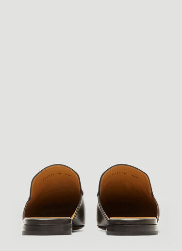 Gucci Horsebit Leather Slipper Shoes Black guc0131048