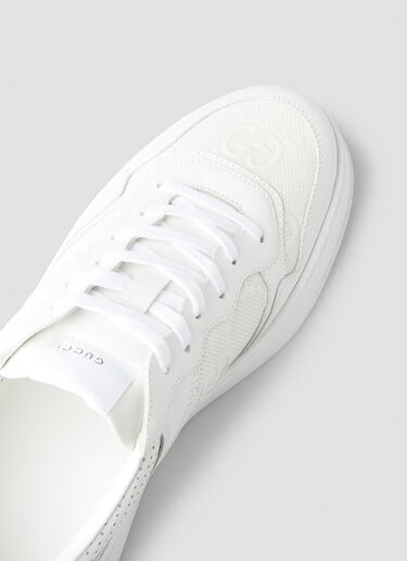 GG Embossed Sneakers Gucci GG Embossed Sneakers White guc0147081