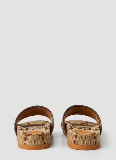 GG Jacquard Slides Gucci GG Jacquard Slides Beige guc0147112