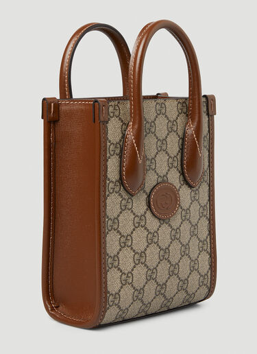GG Supreme Mini Crossbody Bag Gucci GG Supreme Mini Crossbody Bag Brown guc0150223