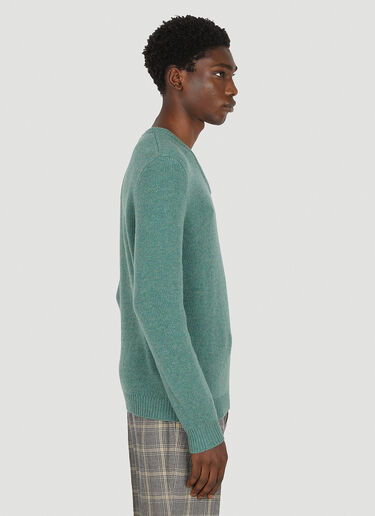 GG V-Neck Sweater Gucci GG V-Neck Sweater Green guc0151054
