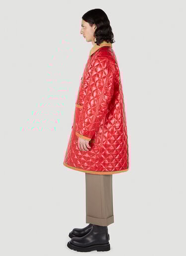 Double-Breasted Quilted Coat Gucci Double-Breasted Quilted Coat Red guc0152057