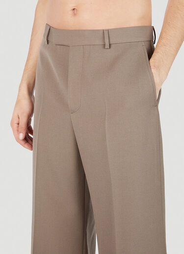 Gucci Cropped Wide Leg Pants Grey guc0152066
