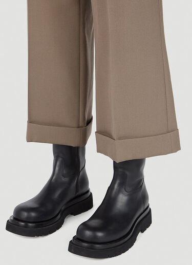 Gucci Cropped Wide Leg Pants Grey guc0152066