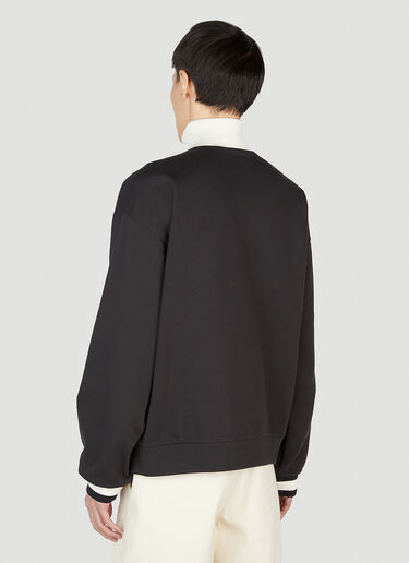 Gucci 织带刺绣运动衫 黑色 guc0152075