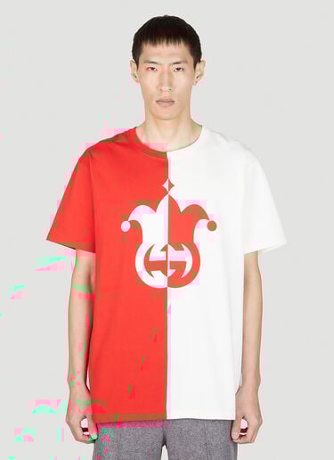 Bicolor T-Shirt Gucci Bicolor T-Shirt Red guc0152082