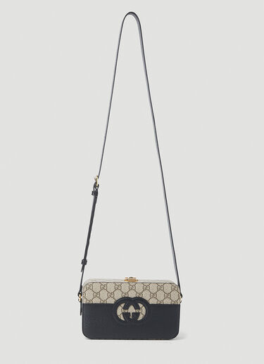 Gucci 인터로킹 G 크로스바디 백 블랙 guc0152320