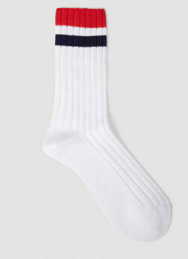 Gucci 徽标袜子 白色 guc0152329