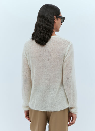 Mohair Silk Sweater Gucci Mohair Silk Sweater White guc0154005