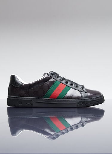 GG 크리스털 캔버스 스니커즈 Gucci GG 크리스털 캔버스 스니커즈 블랙 guc0154029