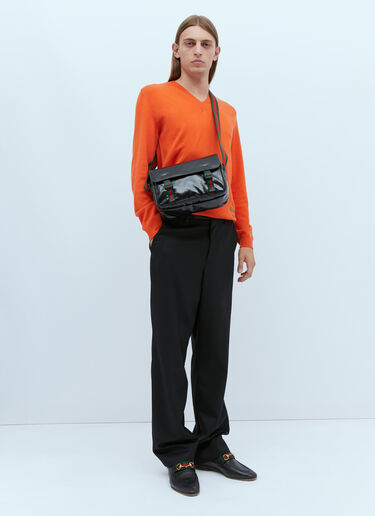 Gucci GG 크리스탈 메신저 백 블랙 guc0154038